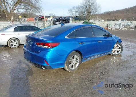 2018 Hyundai Sonata Sport z USA, uszkodzony, nr VIN 5NPE34AF0JH670062